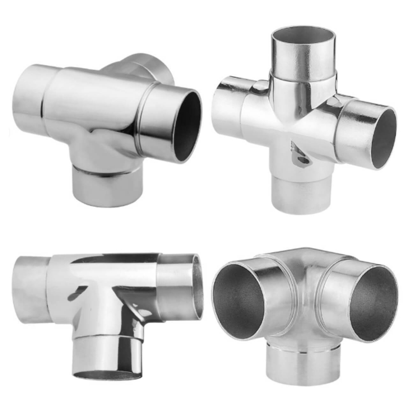 Stainless Steel 3 ways T Round Tube Connector Buy Round Tube Connector, slot tube fittings